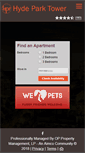 Mobile Screenshot of hydeparktowerapartments.com